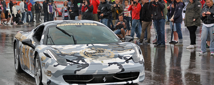 Ferrari 458, Gumball 3000, Sweden, Camo