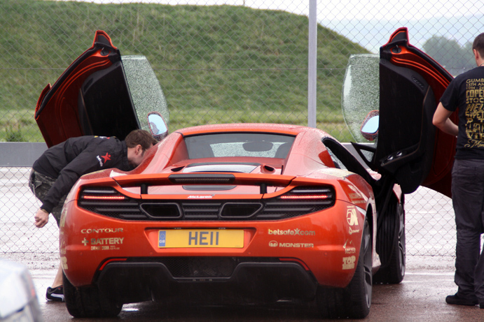 McLaren, MP4-12C, Gumball, rain, Sweden, 2013, Europe